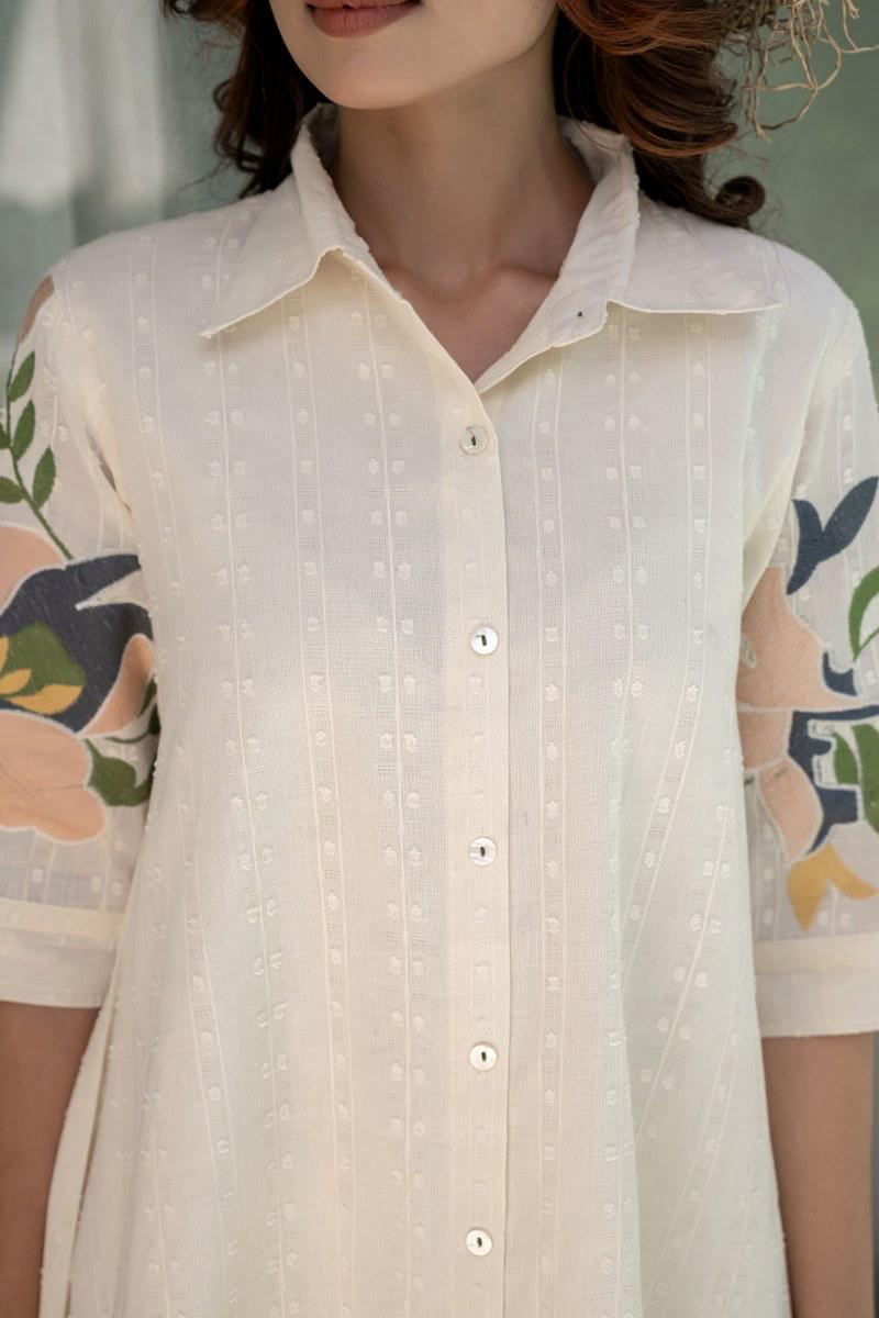 Cotton Dobi Suit with Colorful Thread Embroidery co-ord set