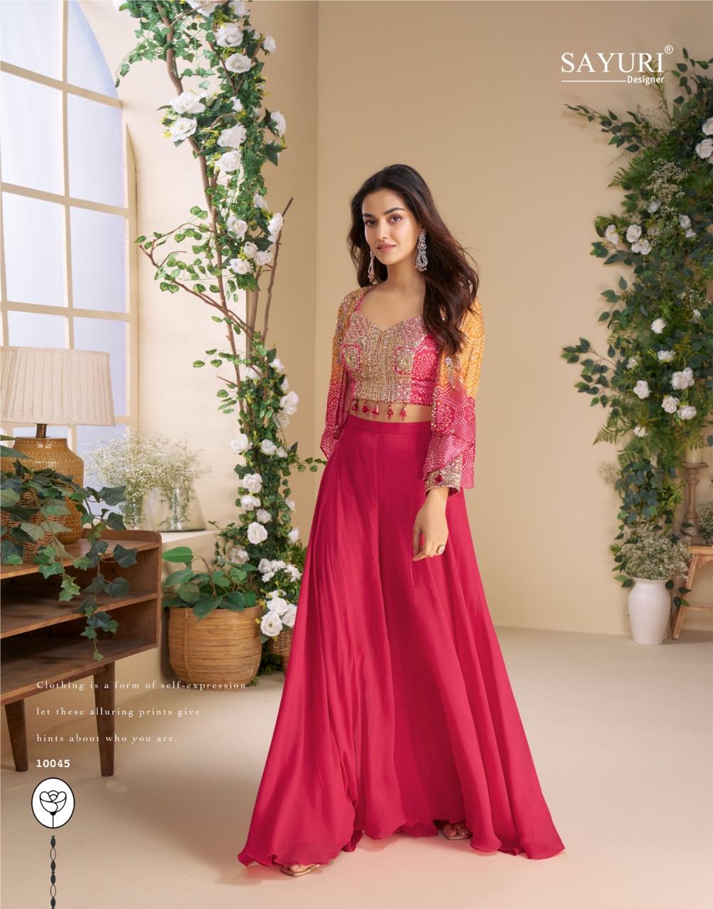 Sayuri Designer Pink Mirror Work Lehenga Set – Rakshabandhan Special